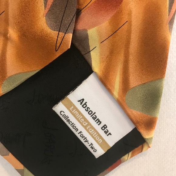 J. Garcia Absolam Bar Limited Edition Neck Tie - Picture 6 of 7